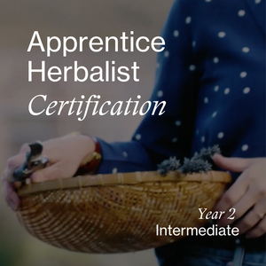 Apprentice Herbalist Certification Year 2 Intermediate